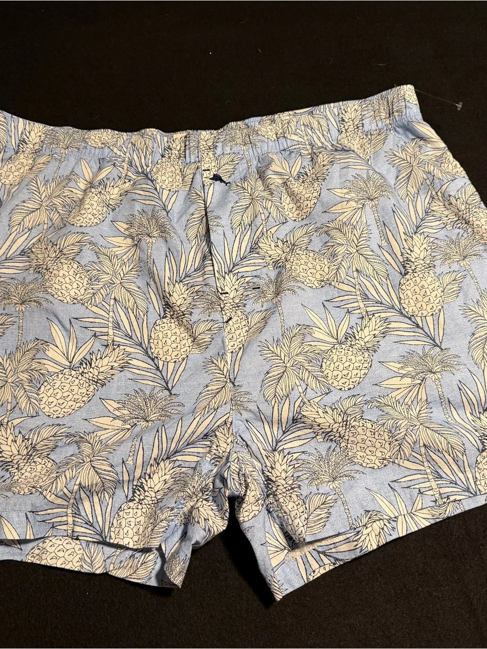 Tommy Bahama Light Blue Tropical Print Shorts